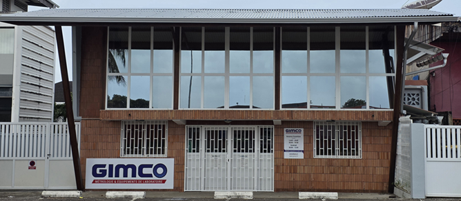 Façade du laboratoire GIMCO à Cayenne